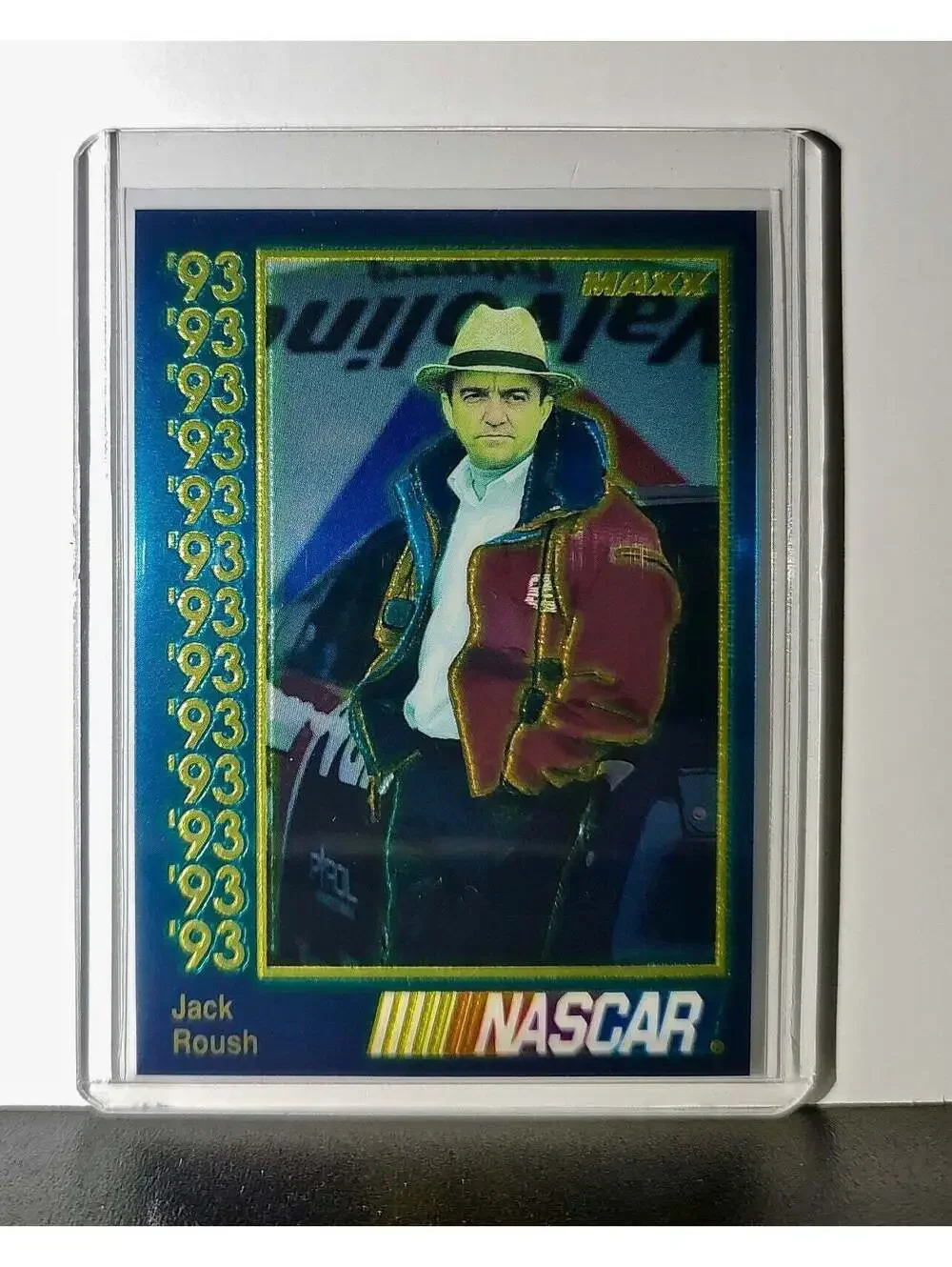 Jack Roush 1993 Maxx Premier Plus Racing #93 NASCAR Card Roush Racing
